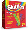Skittles Singles To Go Variety Pack, Watertok Powdered Drink Mix, Zero Sugar, Low Calorie, Includes 4 Flavors, (Fruity) Skittles
