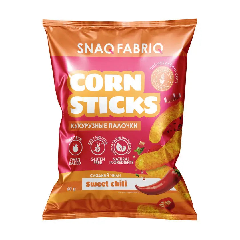 Snaq Fabriq Corn Stick Gluten Free Corn Sticks 14x60g Puzzle Supps
