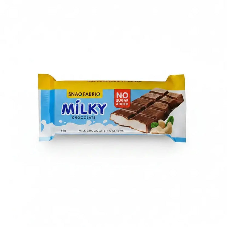 Snaq Fabriq Milky Chocolate (12x55g) 660g 12 pieces per Box Snaq Fabriq