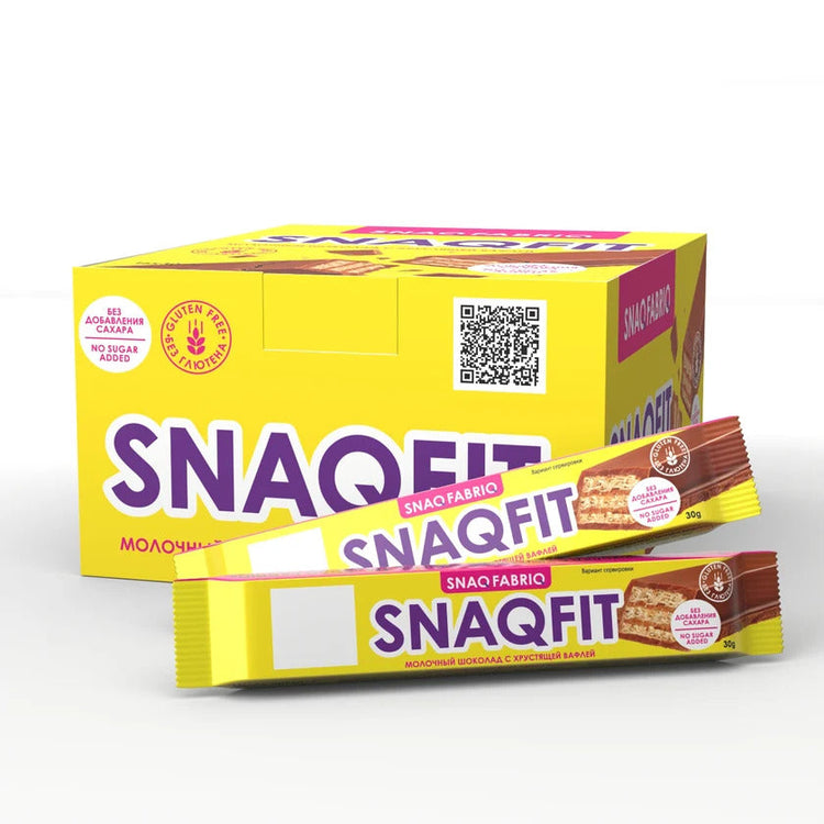 Snaqfit Crispy Wafer 30g Pack of 16 Puzzle Supps