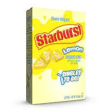 Starburst Singles To Go Drink Mix,  6 sticks Starburst