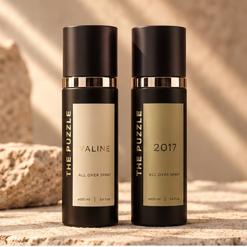 The Puzzle all over fragrance Spray | Crafted in The UAE | Long-Lasting | 100ml/3.4fl.oz. Puzzle Supps