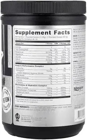 Universal animal pump pre workout powder Puzzle Supps