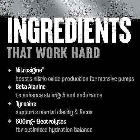 Universal animal pump pre workout powder Puzzle Supps