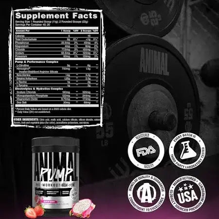 Universal animal pump pre workout powder Puzzle Supps