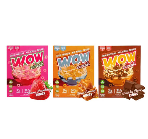 WOW High Protein Cereal Ring 250g 3piecs in 120 Aed WOW CEREALS