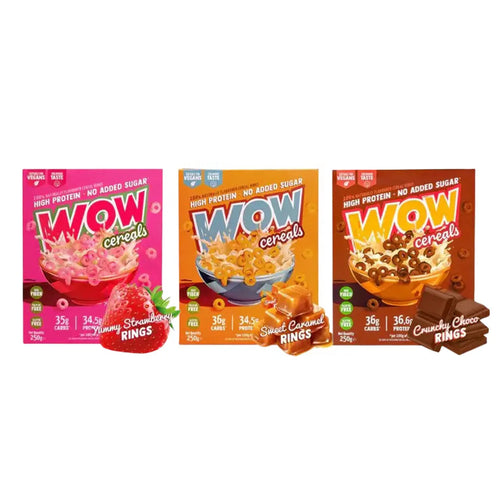 WOW High Protein Cereal Ring 250g 3piecs in 120 Aed WOW CEREALS