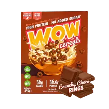 WOW CEREALS Ring 250g (HIGH PROTEIN NO SUGAR) Puzzle Supps