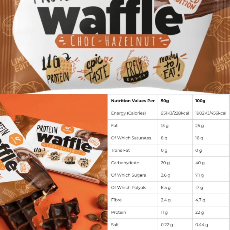 فطائر Go Fitness عالية البروتين - وجبات خفيفة خالية من الشعور بالذنب أثناء التنقل (50 جرامًا)