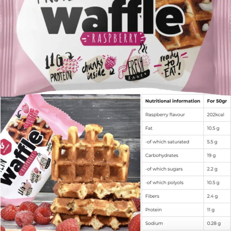 فطائر Go Fitness عالية البروتين - وجبات خفيفة خالية من الشعور بالذنب أثناء التنقل (50 جرامًا)