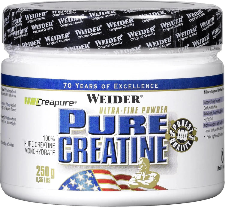 Weider Pure Creatine Supplement, 250 g, 31722 Puzzle Supps