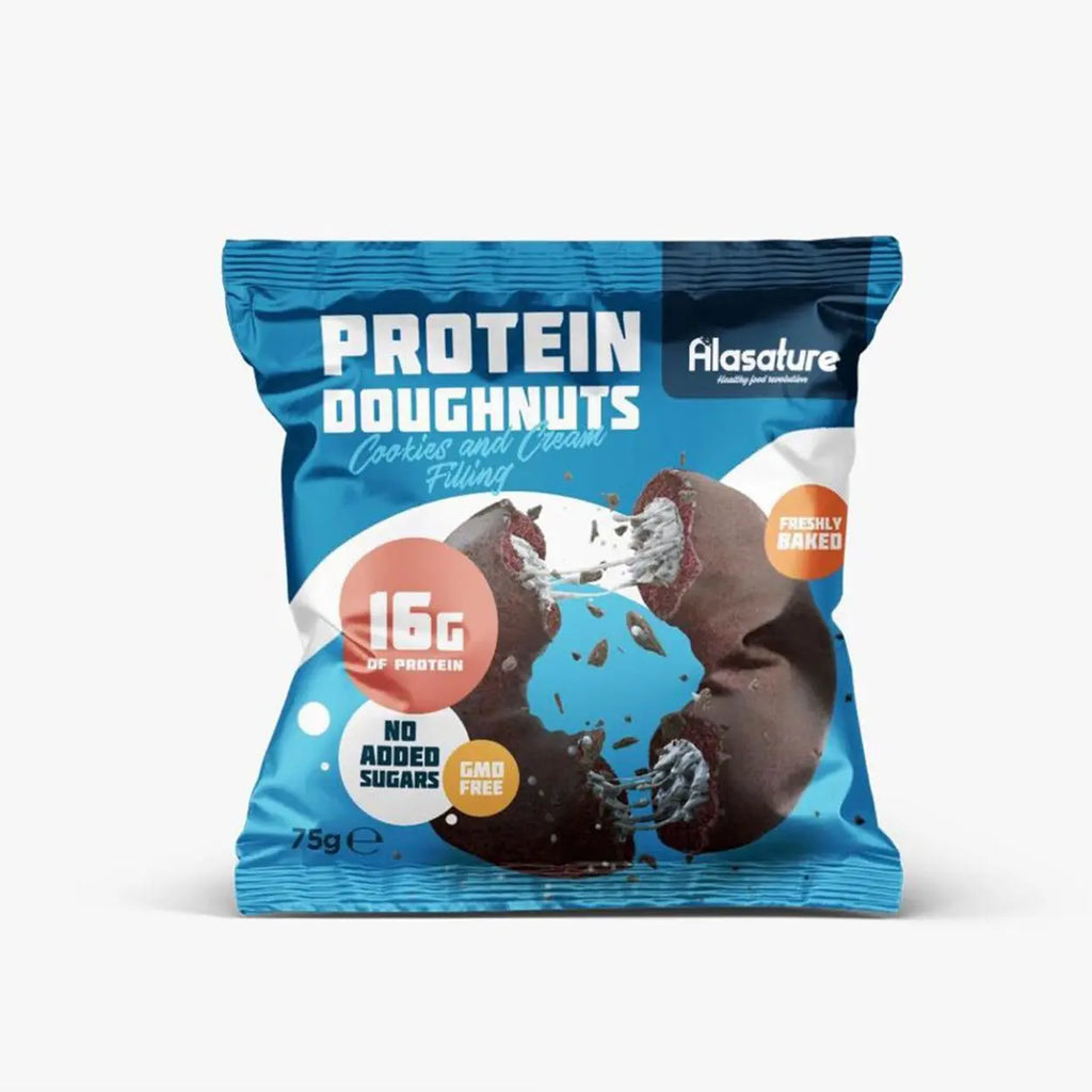 Alasature Protein Doughnuts (8x75g) 8 Pieces per Box 600g Alasature