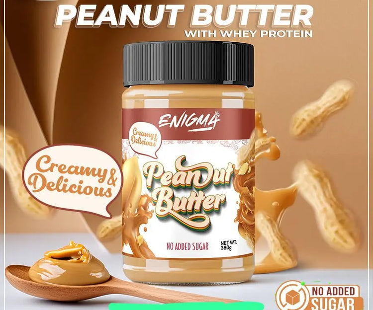 Enigma Creamy & Delicious Peanut Butter (No added sugar) 380g enigma