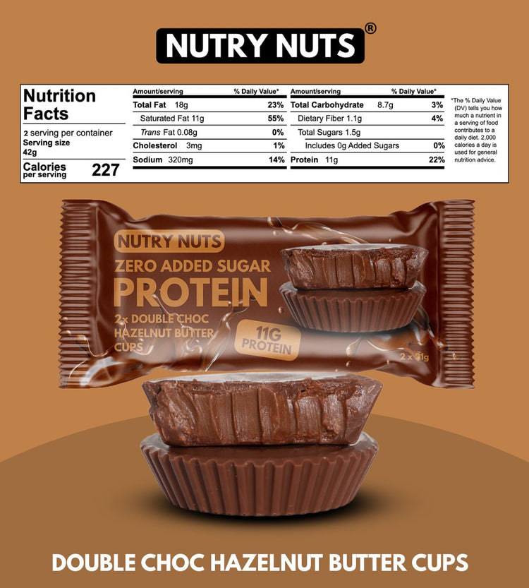 نوتري نوتس أكواب زبدة البندق 42 جرام