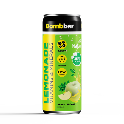 Bombbar Carbonated Enriched Drinks Vitamins & Minerals Bombbar