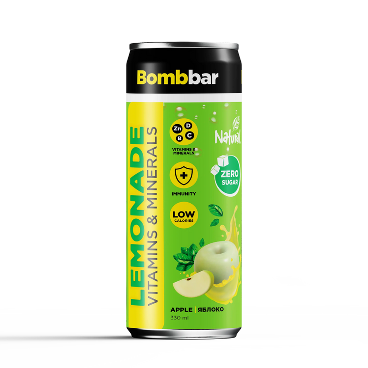 Bombbar Carbonated Enriched Drinks Vitamins & Minerals Bombbar