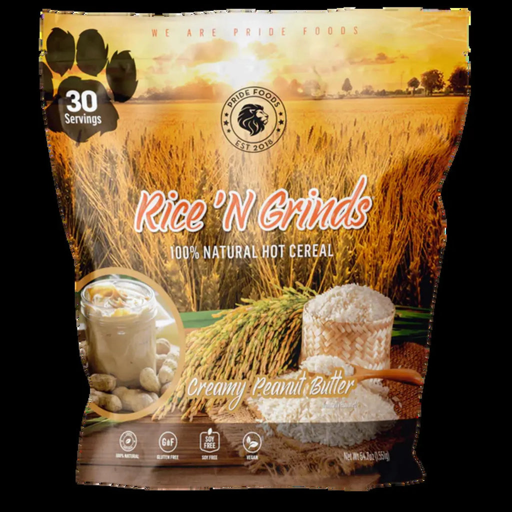 Pride Food Rice ‘N Grinds – Natural Hot Rice Cereal 1.419g Pride