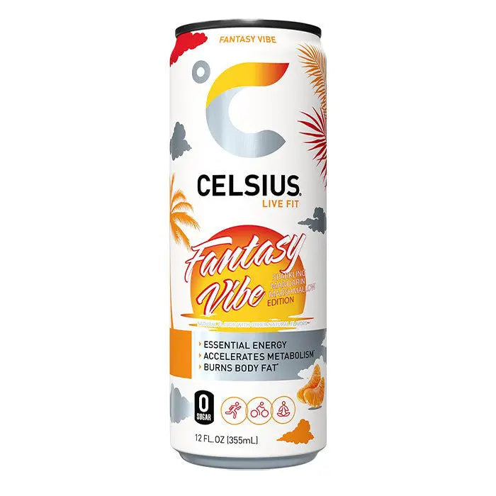 Energize Your Day with Celsius Sparkling Energy Drinks - 12-Pack of 335ml Cans Celsius