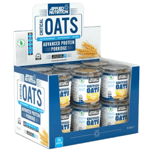 Applied Nutrition CRITICAL OATS 12x60g 12 pieces per Box 720g Applied Nutrition