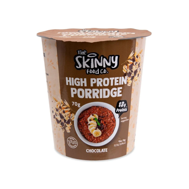 Skinny High Protein Porridge -Up to 14g Protein per pot- 70g The Skinny Food Co.