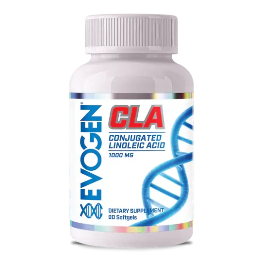 Evogen | CLA Conjugated Linoleic Acid | Softgels | Front Evogen | CLA Conjugated Linoleic Acid | 90 Softgels | Supplement Facts Image CLA - Conjugated Linoleic Acid Puzzle Supps