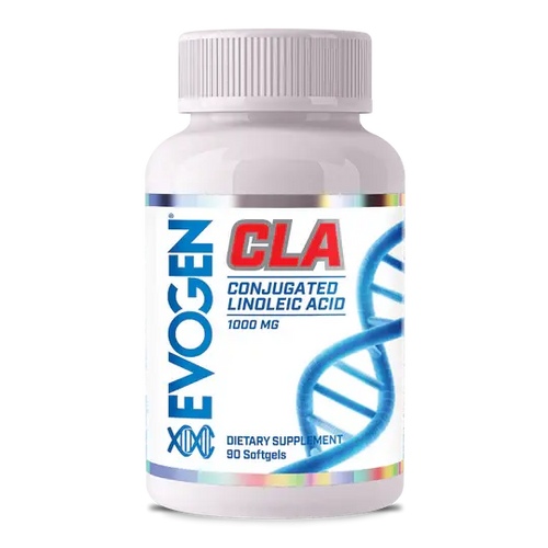 Evogen | CLA Conjugated Linoleic Acid | Softgels | Front Evogen | CLA Conjugated Linoleic Acid | 90 Softgels | Supplement Facts Image CLA - Conjugated Linoleic Acid Puzzle Supps