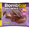 Bombbar Protein Brownie Gluten Free, High Fiber and No Sugar Added 10x50g Bombbar