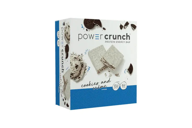 Power Crunch Wafer Protein Bar Box of 12 (12x40g) 480g Power Crunch