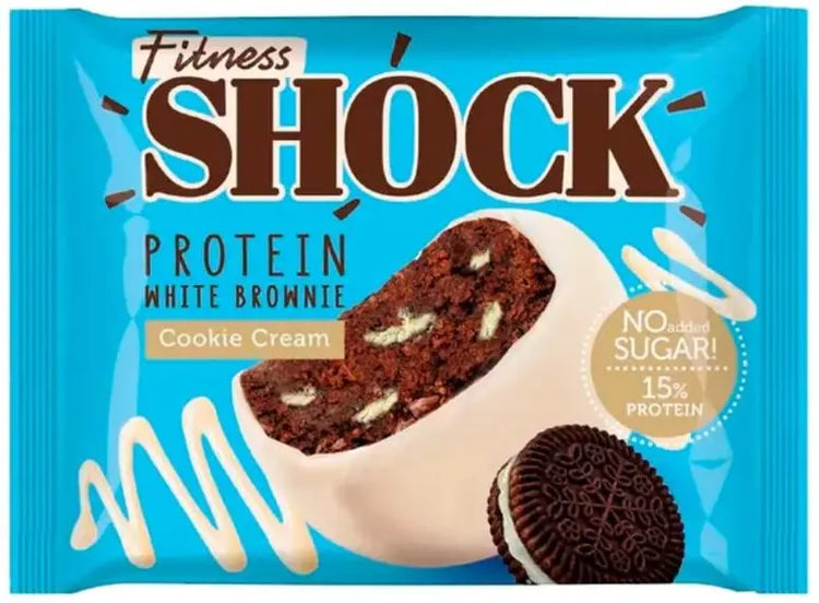 Fitness Shock Protein Brownie 500g  (10 Pieces Per Box) Fitness Shock