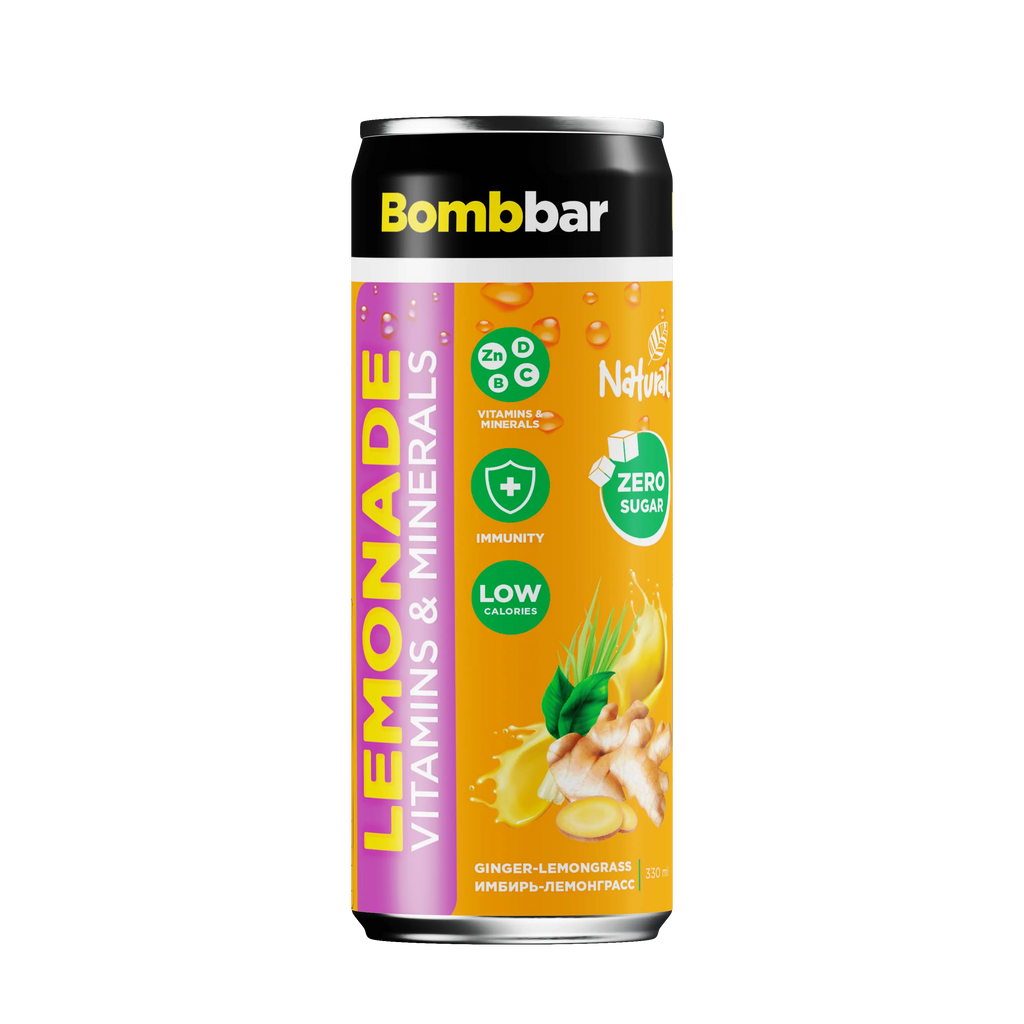 Bombbar Carbonated Enriched Drinks Vitamins & Minerals Bombbar