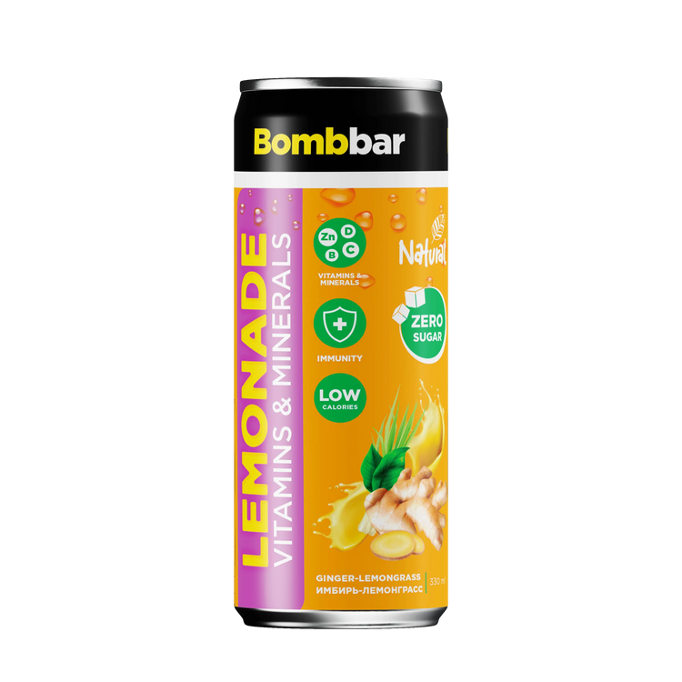 Bombbar Carbonated Enriched Drinks Vitamins & Minerals Bombbar