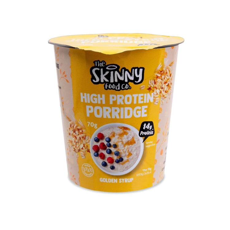 Skinny High Protein Porridge -Up to 14g Protein per pot- 70g The Skinny Food Co.