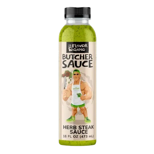 The Flavor gang Butcher Sauce Herb Steak Sauce Flavors 473ml Puzzle Supps