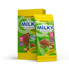 Snaq Fabriq Milky Chocolate (No sugar Added) 4x75g (Per Box 4 Pieces) Puzzle Supps