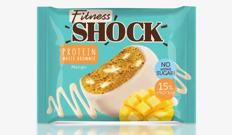 Fitness Shock Protein Brownie 500g  (10 Pieces Per Box) Fitness Shock