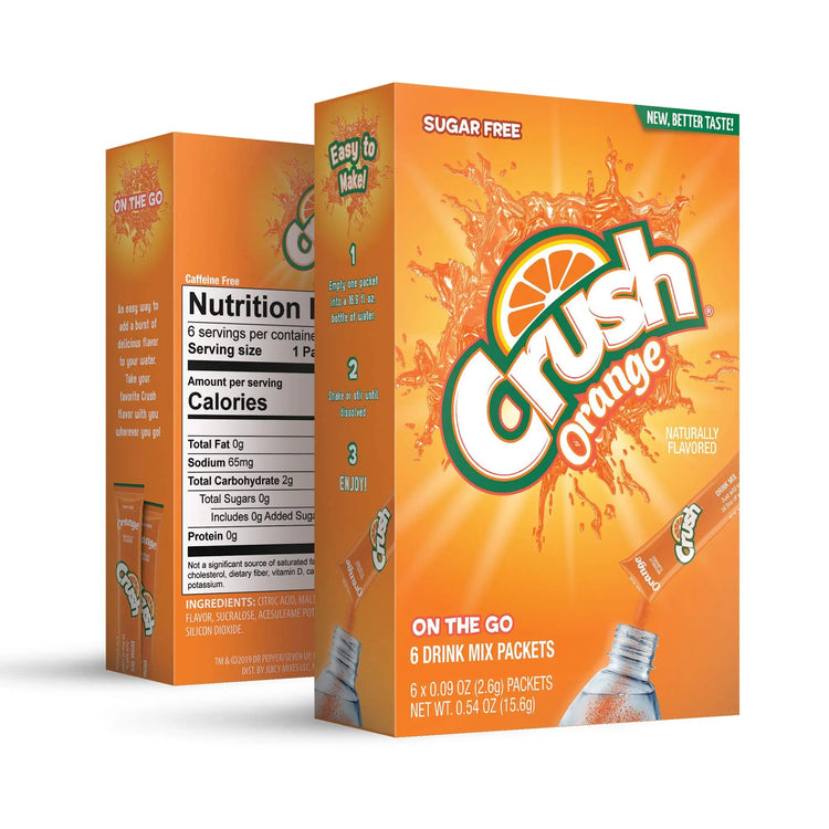 Crush Singles to Go 7 UP Cherry: Convenient Drink Mix Packets for On-the-Go Refreshment! Puzzle Supps