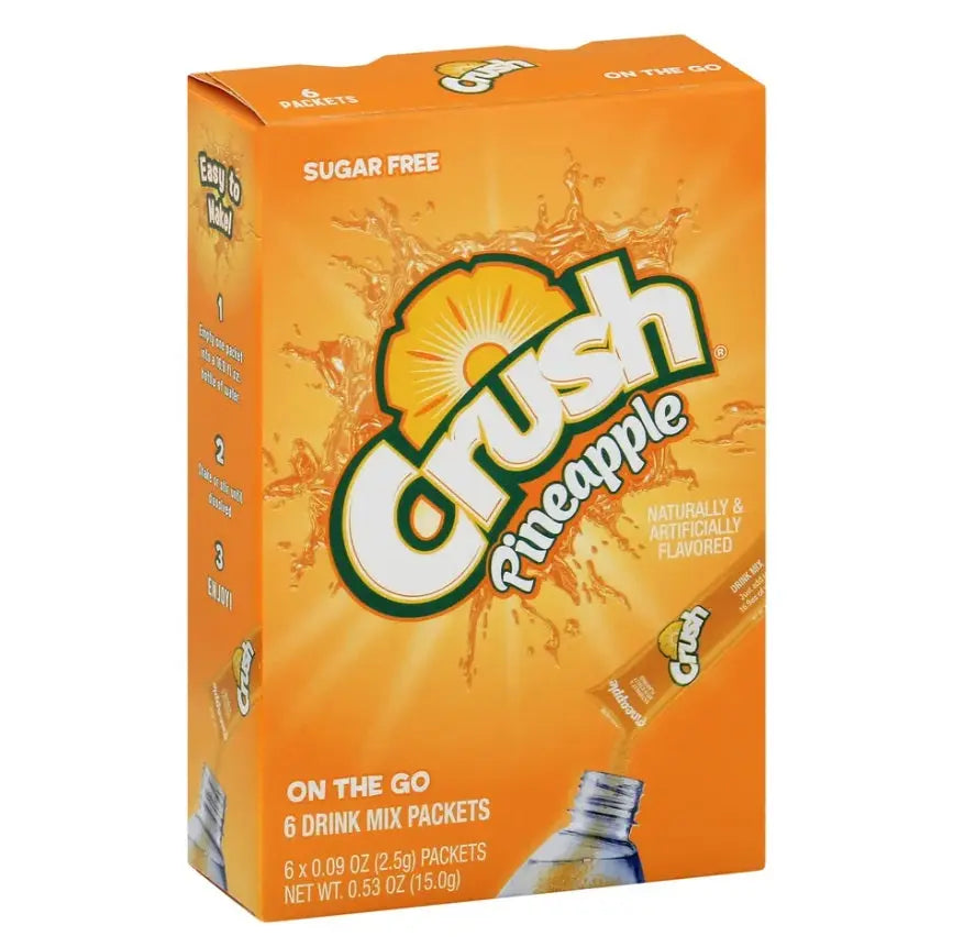 Crush Singles to Go 7 UP Cherry: Convenient Drink Mix Packets for On-the-Go Refreshment! Puzzle Supps