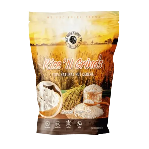 Pride Food Rice ‘N Grinds – Natural Hot Rice Cereal 591.6g Pride