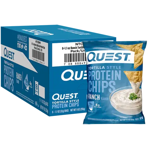 Quest Nutrition Protein Tortilla Chips (8x32g) 256g Quest Nutrition