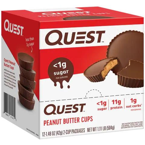 Quest Peanut Butter Cup (12x42g) 504g (Box Price 185) Quest Nutrition