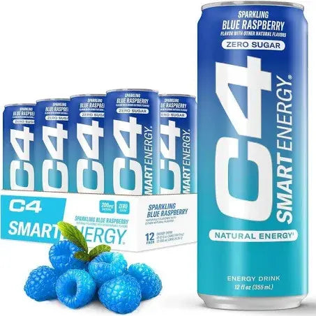 Cellucor C4 RTD Unleash Energy with - Sparkling Smart Energy Drink 355ml | 12-Piece Case Cellucore