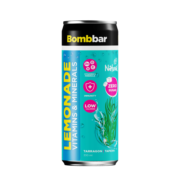 Bombbar Carbonated Enriched Drinks Vitamins & Minerals Bombbar