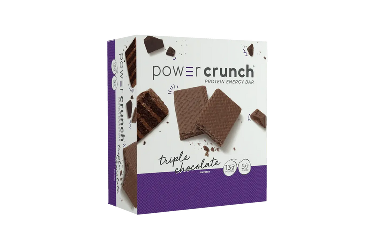 Power Crunch Wafer Protein Bar Box of 12 (12x40g) 480g Power Crunch