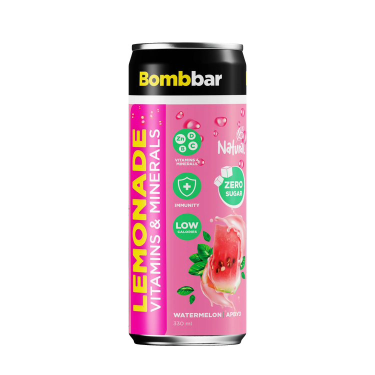 Bombbar Carbonated Enriched Drinks Vitamins & Minerals Bombbar