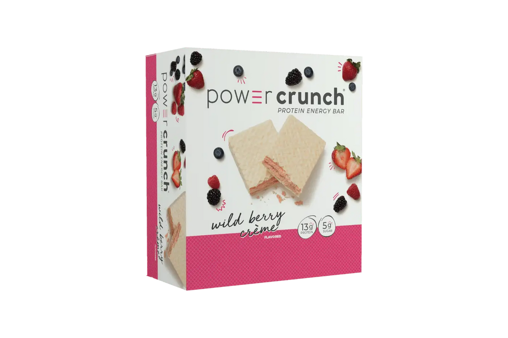 Power Crunch Wafer Protein Bar Box of 12 (12x40g) 480g Power Crunch