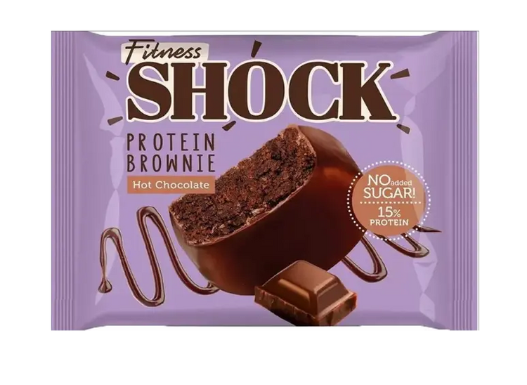 Fitness Shock Protein Brownie 500g  (10 Pieces Per Box) Fitness Shock