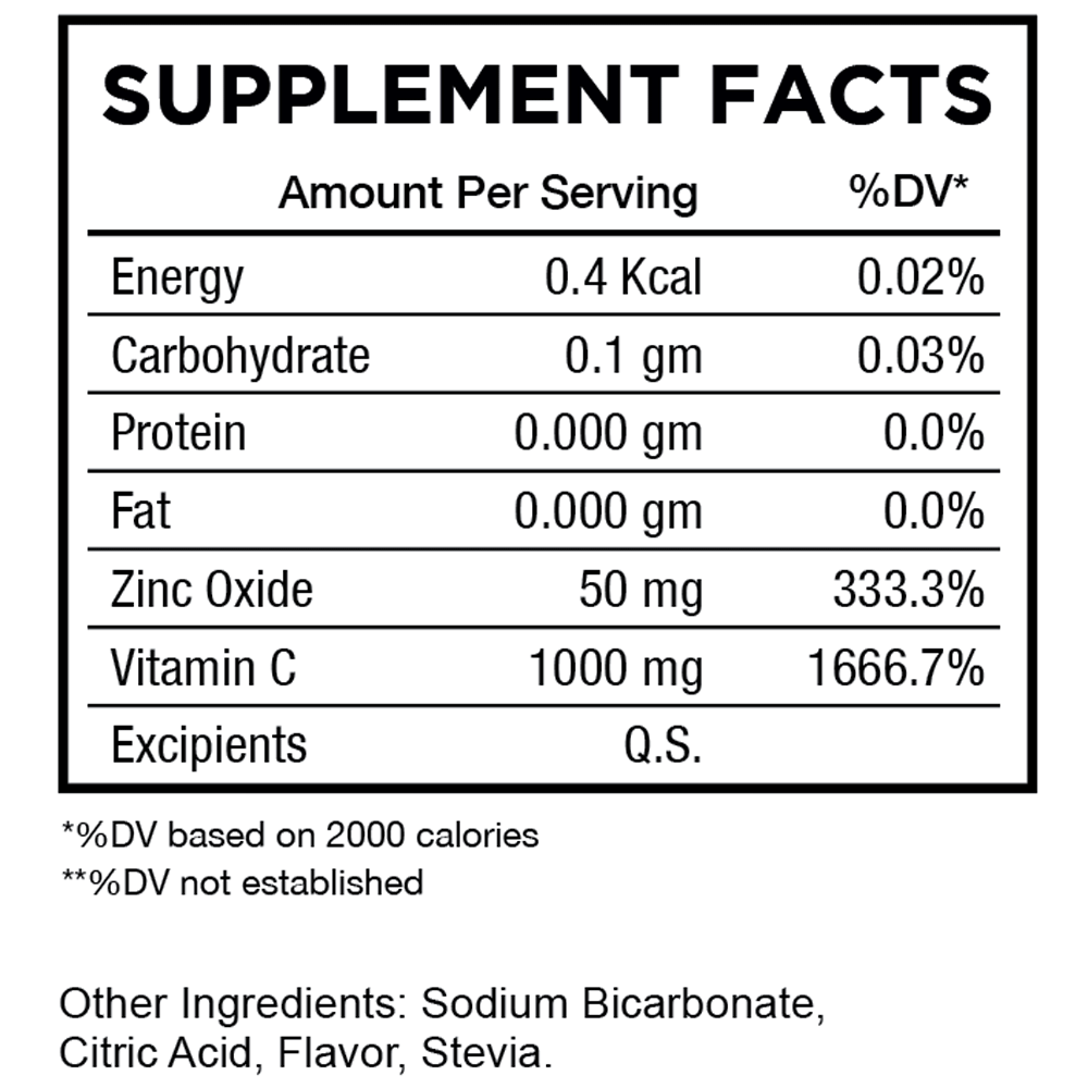 HC Nutrition Vitamin C + Zinc HC Nutrition
