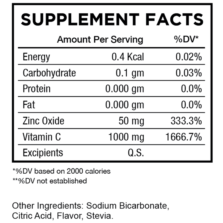 HC Nutrition Vitamin C + Zinc HC Nutrition