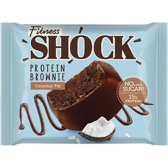 Fitness Shock Protein Brownie 500g  (10 Pieces Per Box) Fitness Shock