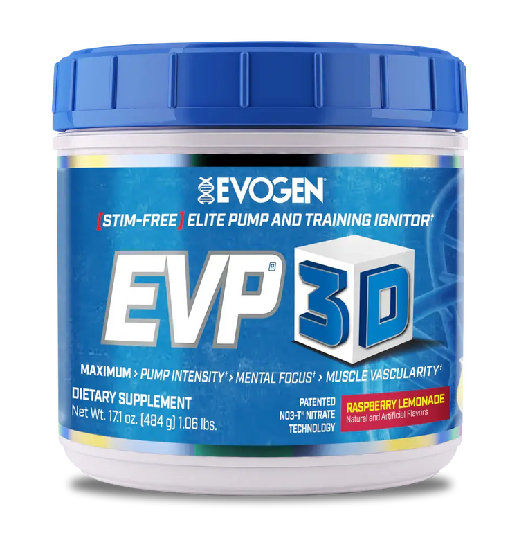 Elevate Your Training: Evogen EVP 3D - The Ultimate Non-Stimulant Pre-Workout for Intense Pumps Evogen